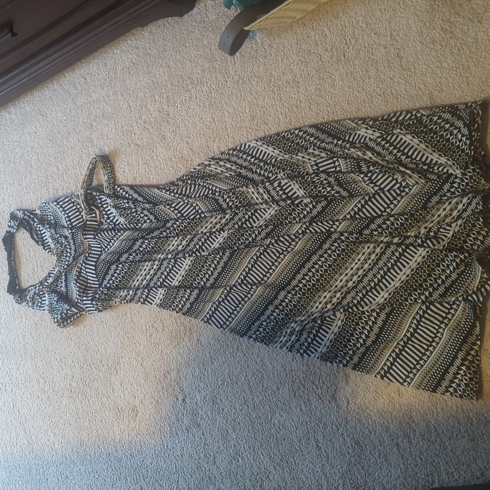 White House Black market size 12 halter maxi dress